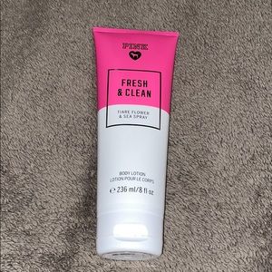 Fresh and clean pink lotion